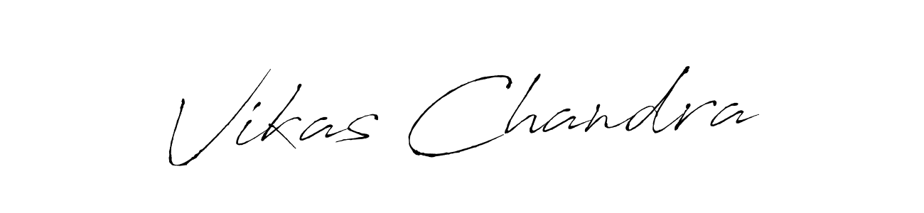 Vikas Chandra stylish signature style. Best Handwritten Sign (Antro_Vectra) for my name. Handwritten Signature Collection Ideas for my name Vikas Chandra. Vikas Chandra signature style 6 images and pictures png