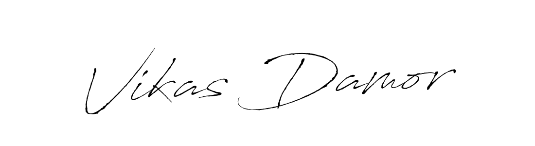 Also we have Vikas Damor name is the best signature style. Create professional handwritten signature collection using Antro_Vectra autograph style. Vikas Damor signature style 6 images and pictures png