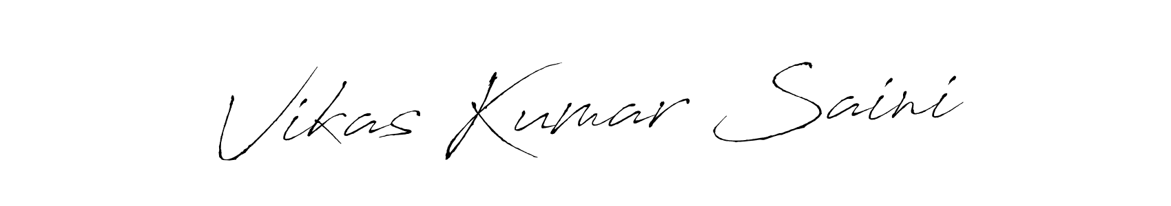It looks lik you need a new signature style for name Vikas Kumar Saini. Design unique handwritten (Antro_Vectra) signature with our free signature maker in just a few clicks. Vikas Kumar Saini signature style 6 images and pictures png