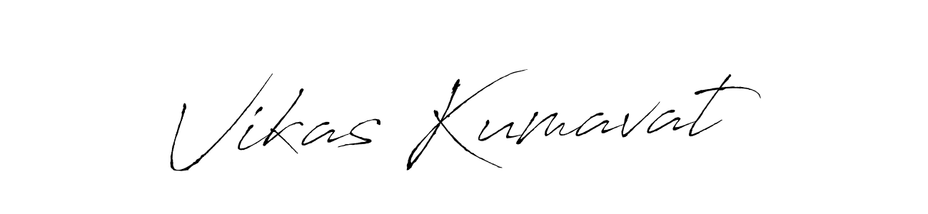 Make a beautiful signature design for name Vikas Kumavat. With this signature (Antro_Vectra) style, you can create a handwritten signature for free. Vikas Kumavat signature style 6 images and pictures png