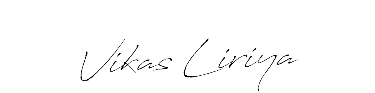 if you are searching for the best signature style for your name Vikas Liriya. so please give up your signature search. here we have designed multiple signature styles  using Antro_Vectra. Vikas Liriya signature style 6 images and pictures png