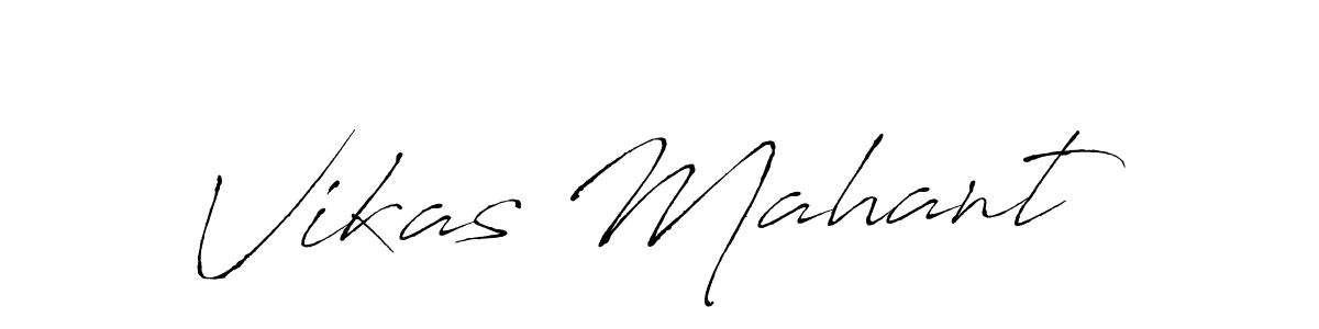 The best way (Antro_Vectra) to make a short signature is to pick only two or three words in your name. The name Vikas Mahant include a total of six letters. For converting this name. Vikas Mahant signature style 6 images and pictures png