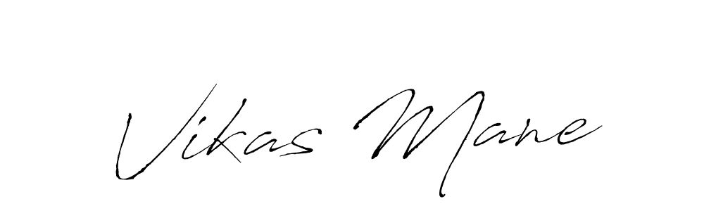 How to make Vikas Mane name signature. Use Antro_Vectra style for creating short signs online. This is the latest handwritten sign. Vikas Mane signature style 6 images and pictures png