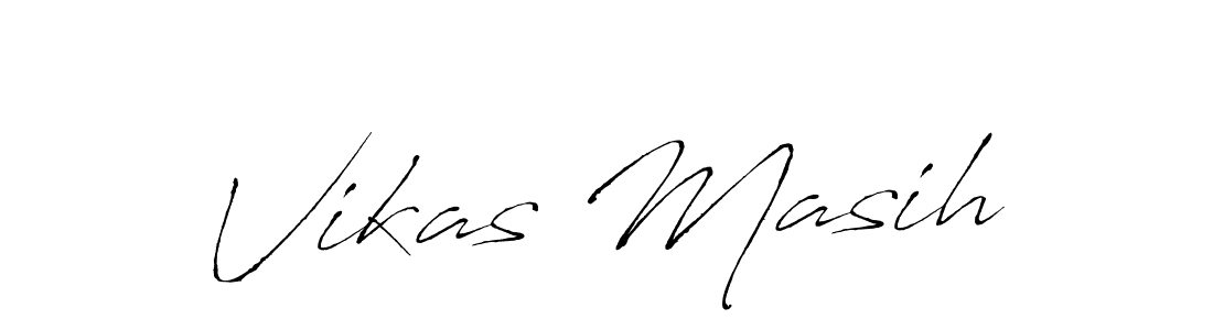 The best way (Antro_Vectra) to make a short signature is to pick only two or three words in your name. The name Vikas Masih include a total of six letters. For converting this name. Vikas Masih signature style 6 images and pictures png