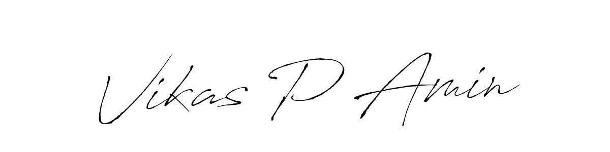 Make a beautiful signature design for name Vikas P Amin. Use this online signature maker to create a handwritten signature for free. Vikas P Amin signature style 6 images and pictures png