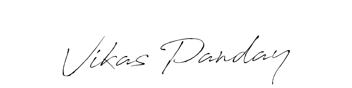 Create a beautiful signature design for name Vikas Panday. With this signature (Antro_Vectra) fonts, you can make a handwritten signature for free. Vikas Panday signature style 6 images and pictures png