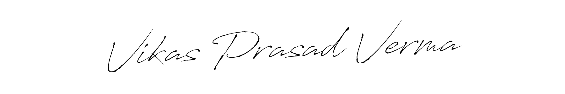 You should practise on your own different ways (Antro_Vectra) to write your name (Vikas Prasad Verma) in signature. don't let someone else do it for you. Vikas Prasad Verma signature style 6 images and pictures png