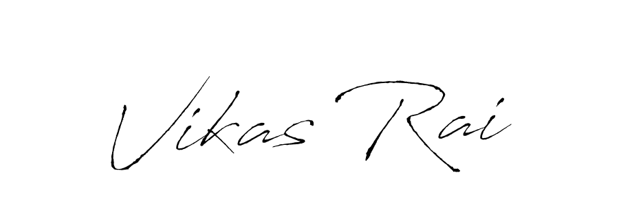 Vikas Rai stylish signature style. Best Handwritten Sign (Antro_Vectra) for my name. Handwritten Signature Collection Ideas for my name Vikas Rai. Vikas Rai signature style 6 images and pictures png