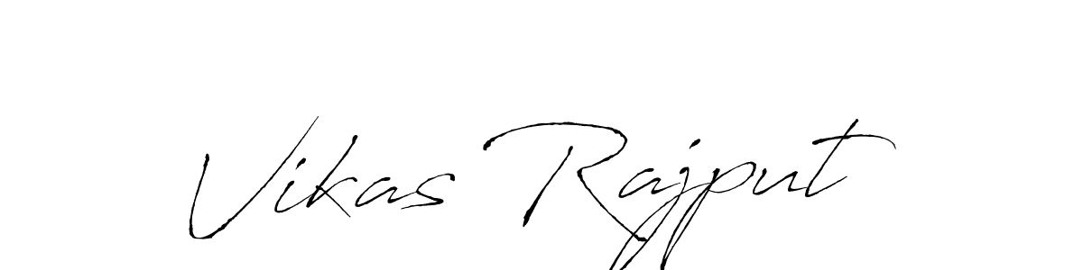 How to make Vikas Rajput signature? Antro_Vectra is a professional autograph style. Create handwritten signature for Vikas Rajput name. Vikas Rajput signature style 6 images and pictures png