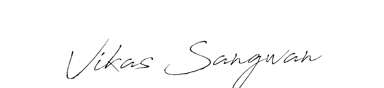 Vikas Sangwan stylish signature style. Best Handwritten Sign (Antro_Vectra) for my name. Handwritten Signature Collection Ideas for my name Vikas Sangwan. Vikas Sangwan signature style 6 images and pictures png