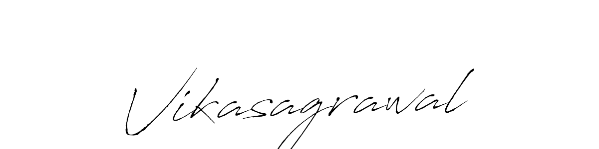How to make Vikasagrawal signature? Antro_Vectra is a professional autograph style. Create handwritten signature for Vikasagrawal name. Vikasagrawal signature style 6 images and pictures png