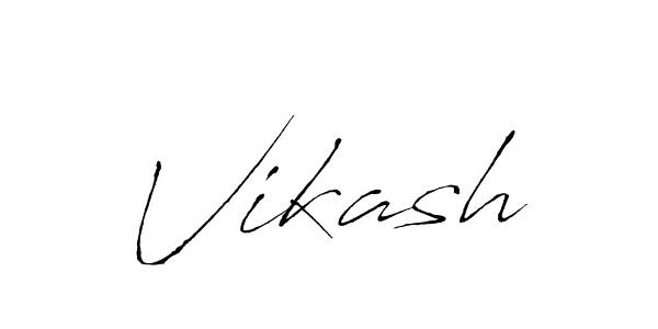 Use a signature maker to create a handwritten signature online. With this signature software, you can design (Antro_Vectra) your own signature for name Vikash. Vikash signature style 6 images and pictures png