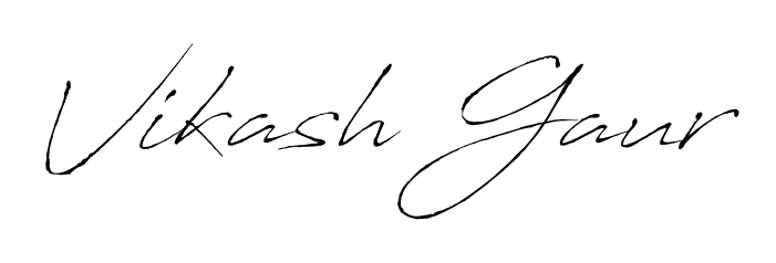 The Antro_Vectra signature style provides a bold statement for name Vikash Gaur. Designed for business owners, executives, and leaders. Vikash Gaur signature style 6 images and pictures png