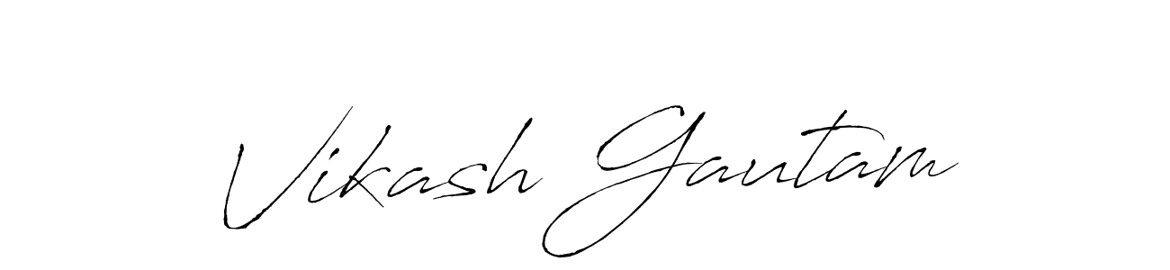 Also we have Vikash Gautam name is the best signature style. Create professional handwritten signature collection using Antro_Vectra autograph style. Vikash Gautam signature style 6 images and pictures png