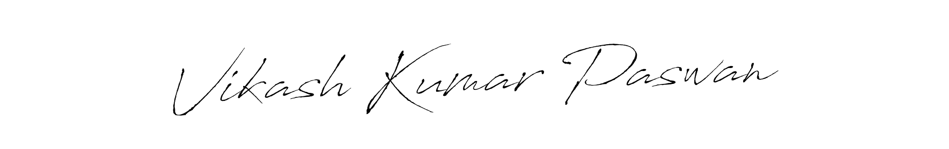 Design your own signature with our free online signature maker. With this signature software, you can create a handwritten (Antro_Vectra) signature for name Vikash Kumar Paswan. Vikash Kumar Paswan signature style 6 images and pictures png