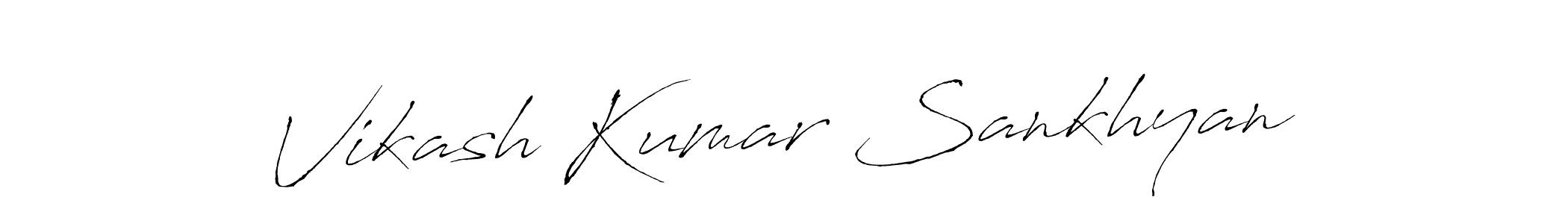 Also we have Vikash Kumar Sankhyan name is the best signature style. Create professional handwritten signature collection using Antro_Vectra autograph style. Vikash Kumar Sankhyan signature style 6 images and pictures png