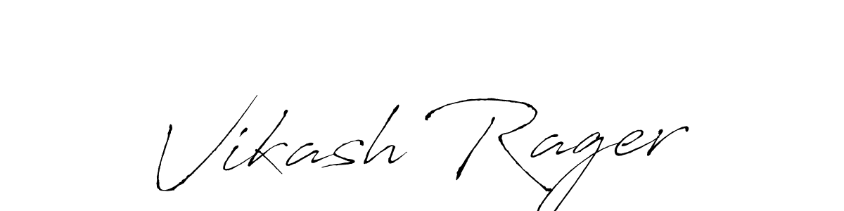 Design your own signature with our free online signature maker. With this signature software, you can create a handwritten (Antro_Vectra) signature for name Vikash Rager. Vikash Rager signature style 6 images and pictures png