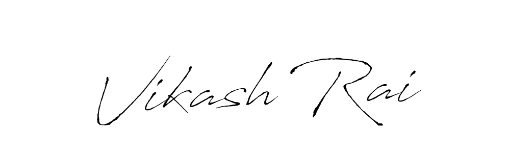 Create a beautiful signature design for name Vikash Rai. With this signature (Antro_Vectra) fonts, you can make a handwritten signature for free. Vikash Rai signature style 6 images and pictures png