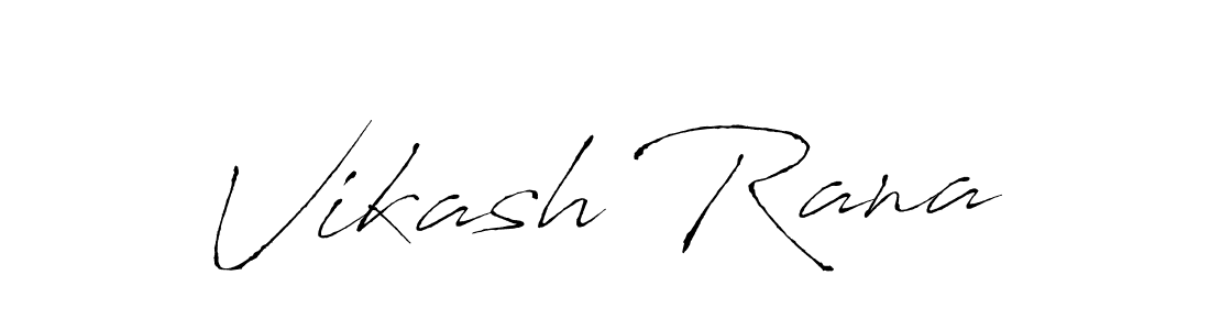 Vikash Rana stylish signature style. Best Handwritten Sign (Antro_Vectra) for my name. Handwritten Signature Collection Ideas for my name Vikash Rana. Vikash Rana signature style 6 images and pictures png