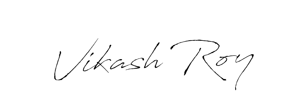 The best way (Antro_Vectra) to make a short signature is to pick only two or three words in your name. The name Vikash Roy include a total of six letters. For converting this name. Vikash Roy signature style 6 images and pictures png
