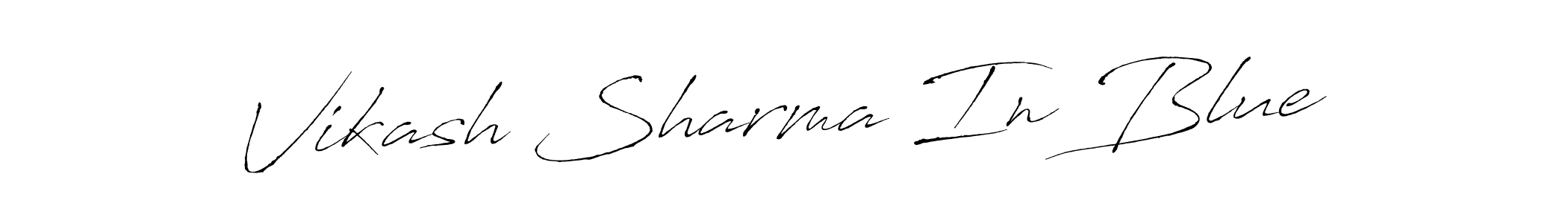 Also You can easily find your signature by using the search form. We will create Vikash Sharma In Blue name handwritten signature images for you free of cost using Antro_Vectra sign style. Vikash Sharma In Blue signature style 6 images and pictures png