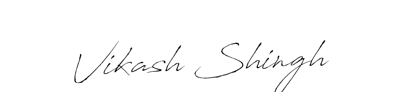 Vikash Shingh stylish signature style. Best Handwritten Sign (Antro_Vectra) for my name. Handwritten Signature Collection Ideas for my name Vikash Shingh. Vikash Shingh signature style 6 images and pictures png