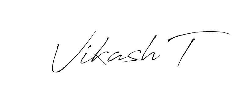if you are searching for the best signature style for your name Vikash T. so please give up your signature search. here we have designed multiple signature styles  using Antro_Vectra. Vikash T signature style 6 images and pictures png
