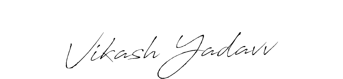 Vikash Yadavv stylish signature style. Best Handwritten Sign (Antro_Vectra) for my name. Handwritten Signature Collection Ideas for my name Vikash Yadavv. Vikash Yadavv signature style 6 images and pictures png