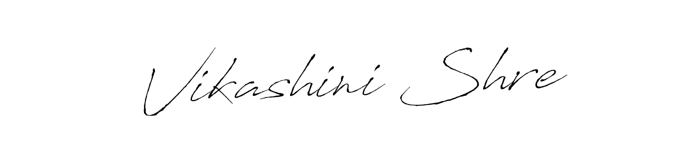 Create a beautiful signature design for name Vikashini Shre. With this signature (Antro_Vectra) fonts, you can make a handwritten signature for free. Vikashini Shre signature style 6 images and pictures png