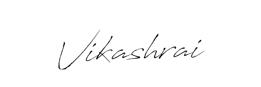 Use a signature maker to create a handwritten signature online. With this signature software, you can design (Antro_Vectra) your own signature for name Vikashrai. Vikashrai signature style 6 images and pictures png