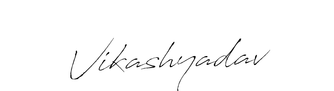 Antro_Vectra is a professional signature style that is perfect for those who want to add a touch of class to their signature. It is also a great choice for those who want to make their signature more unique. Get Vikashyadav name to fancy signature for free. Vikashyadav signature style 6 images and pictures png