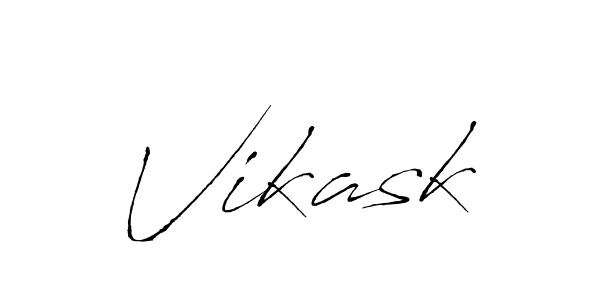 You can use this online signature creator to create a handwritten signature for the name Vikask. This is the best online autograph maker. Vikask signature style 6 images and pictures png