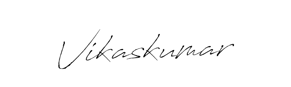 Make a beautiful signature design for name Vikaskumar. Use this online signature maker to create a handwritten signature for free. Vikaskumar signature style 6 images and pictures png