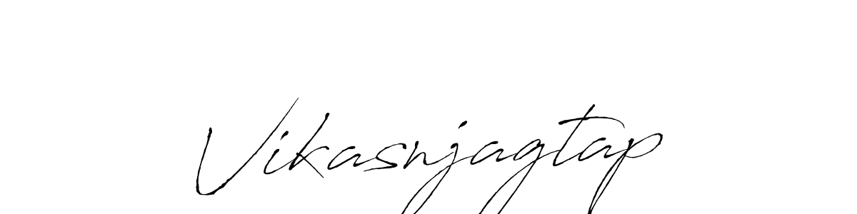 Use a signature maker to create a handwritten signature online. With this signature software, you can design (Antro_Vectra) your own signature for name Vikasnjagtap. Vikasnjagtap signature style 6 images and pictures png