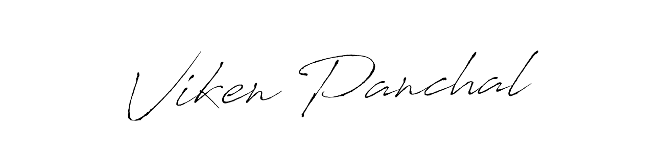 How to make Viken Panchal signature? Antro_Vectra is a professional autograph style. Create handwritten signature for Viken Panchal name. Viken Panchal signature style 6 images and pictures png