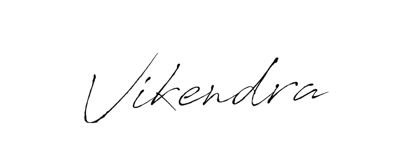 Use a signature maker to create a handwritten signature online. With this signature software, you can design (Antro_Vectra) your own signature for name Vikendra. Vikendra signature style 6 images and pictures png