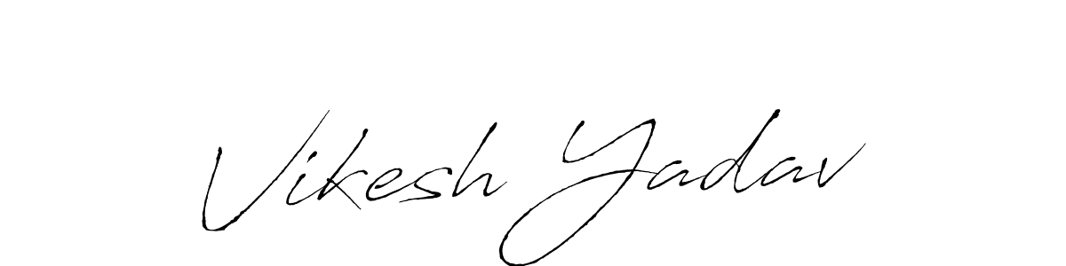 You should practise on your own different ways (Antro_Vectra) to write your name (Vikesh Yadav) in signature. don't let someone else do it for you. Vikesh Yadav signature style 6 images and pictures png