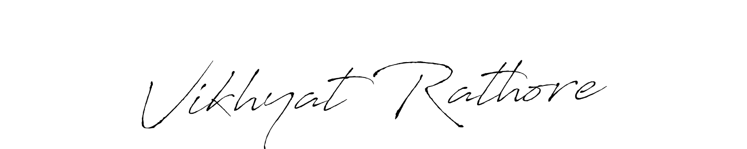 Antro_Vectra is a professional signature style that is perfect for those who want to add a touch of class to their signature. It is also a great choice for those who want to make their signature more unique. Get Vikhyat Rathore name to fancy signature for free. Vikhyat Rathore signature style 6 images and pictures png