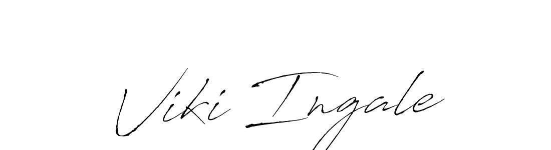 Also You can easily find your signature by using the search form. We will create Viki Ingale name handwritten signature images for you free of cost using Antro_Vectra sign style. Viki Ingale signature style 6 images and pictures png
