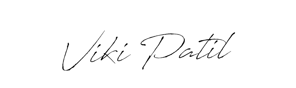 You should practise on your own different ways (Antro_Vectra) to write your name (Viki Patil) in signature. don't let someone else do it for you. Viki Patil signature style 6 images and pictures png