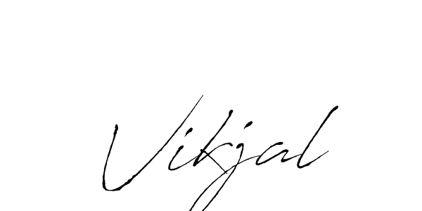 Once you've used our free online signature maker to create your best signature Antro_Vectra style, it's time to enjoy all of the benefits that Vikjal name signing documents. Vikjal signature style 6 images and pictures png