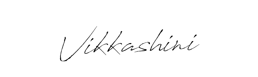 The best way (Antro_Vectra) to make a short signature is to pick only two or three words in your name. The name Vikkashini include a total of six letters. For converting this name. Vikkashini signature style 6 images and pictures png