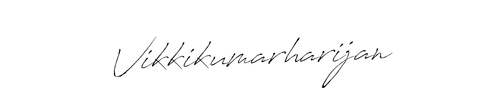 Vikkikumarharijan stylish signature style. Best Handwritten Sign (Antro_Vectra) for my name. Handwritten Signature Collection Ideas for my name Vikkikumarharijan. Vikkikumarharijan signature style 6 images and pictures png