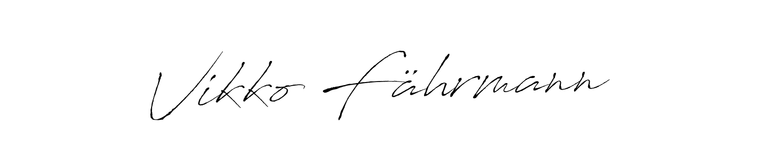 Use a signature maker to create a handwritten signature online. With this signature software, you can design (Antro_Vectra) your own signature for name Vikko Fährmann. Vikko Fährmann signature style 6 images and pictures png