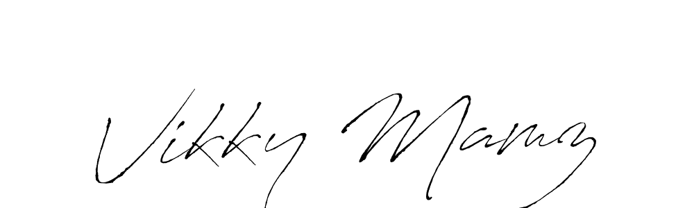 It looks lik you need a new signature style for name Vikky Mamz. Design unique handwritten (Antro_Vectra) signature with our free signature maker in just a few clicks. Vikky Mamz signature style 6 images and pictures png