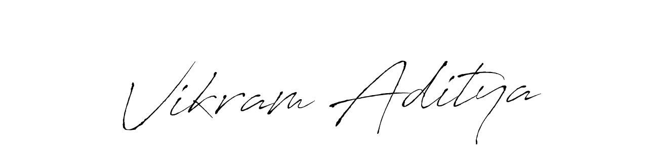 Use a signature maker to create a handwritten signature online. With this signature software, you can design (Antro_Vectra) your own signature for name Vikram Aditya. Vikram Aditya signature style 6 images and pictures png