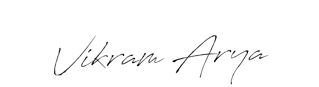 Use a signature maker to create a handwritten signature online. With this signature software, you can design (Antro_Vectra) your own signature for name Vikram Arya. Vikram Arya signature style 6 images and pictures png