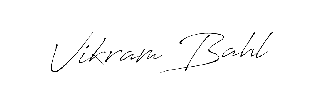 Make a beautiful signature design for name Vikram Bahl. Use this online signature maker to create a handwritten signature for free. Vikram Bahl signature style 6 images and pictures png