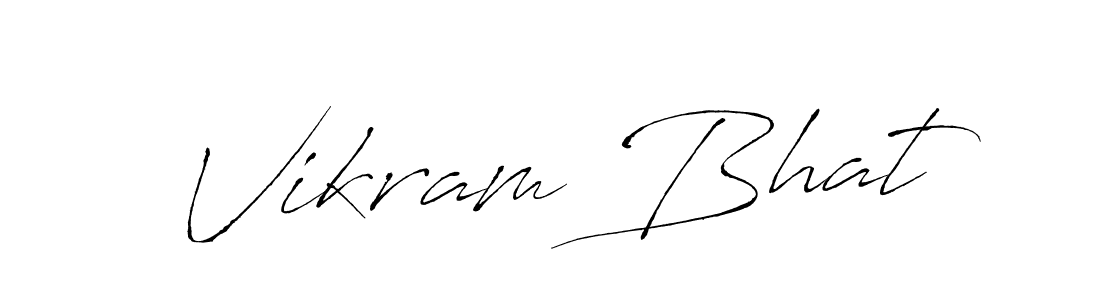 You should practise on your own different ways (Antro_Vectra) to write your name (Vikram Bhat) in signature. don't let someone else do it for you. Vikram Bhat signature style 6 images and pictures png