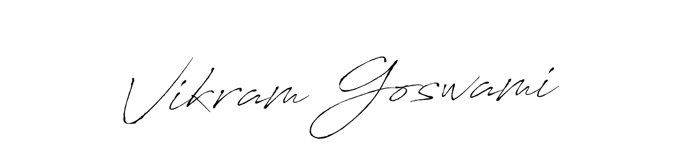 The best way (Antro_Vectra) to make a short signature is to pick only two or three words in your name. The name Vikram Goswami include a total of six letters. For converting this name. Vikram Goswami signature style 6 images and pictures png